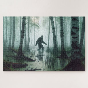 Misty Swamp Stalker, Bigfoot, Cryptid Puzzle