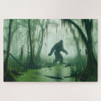 Misty Swamp Stalker, Bigfoot, Cryptid Puzzle