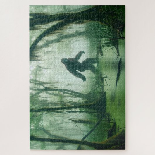 Misty Swamp Stalker, Bigfoot, Cryptid Puzzle (Vertikal)