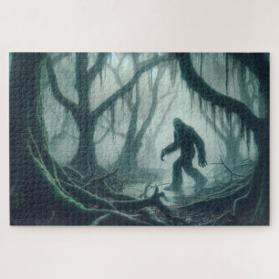 Misty Swamp Stalker, Bigfoot, Cryptid Puzzle