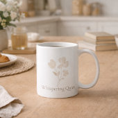 Misty Taupe Florals Classic Mug, 11 oz Kaffeetasse