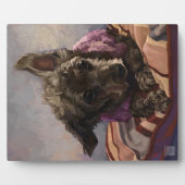 Misty the Poodle Fotoplatte (Vorderseite)