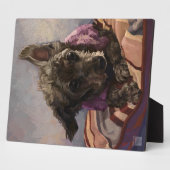 Misty the Poodle Fotoplatte (Seite)