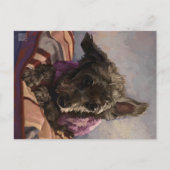 Misty the Poodle Postkarte (Vorderseite)