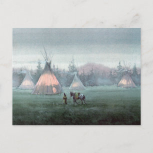 MISTY TIPI von SHARON SHARPE Postkarte