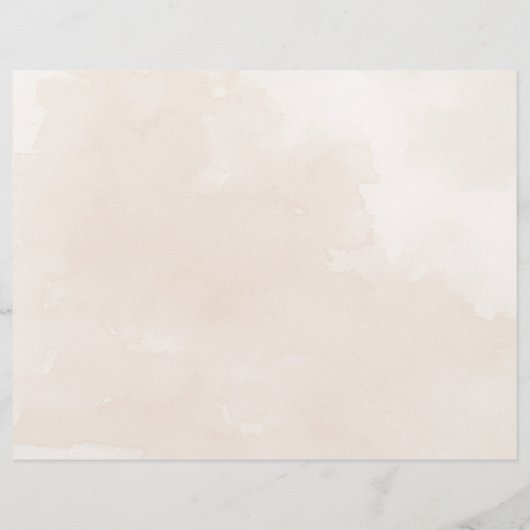 Misty tree Tri-Fold Hochzeitsprogramm (Rückseite)