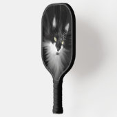 Misty Tuxedo Cat Pickleball Schläger (Links)