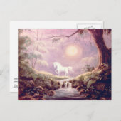 MISTY UNICORN by SHARON SHARPE Postkarte (Vorne/Hinten)