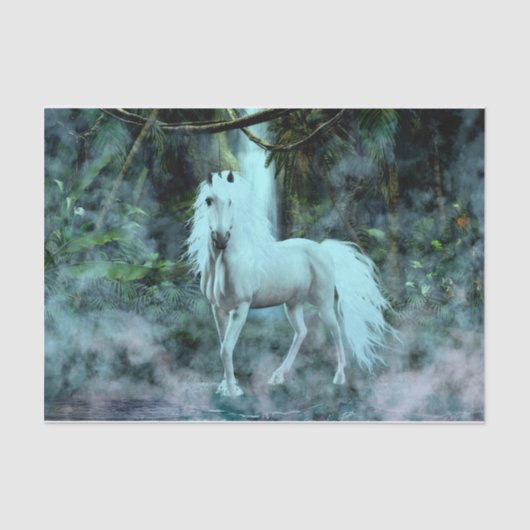 Misty Unicorn Seidenpapier (Vorderseite)
