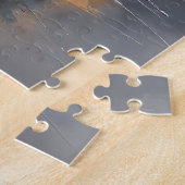 Misty Urban Abend Puzzle (Seite)