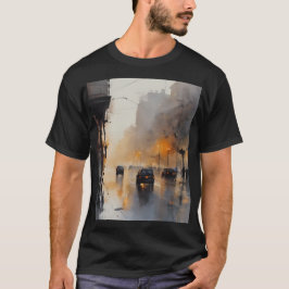 Misty Urban Abend T-Shirt