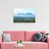 Misty Valley in Tofino - British Columbia, Kanada Leinwanddruck (Insitu (Wohnzimmer))