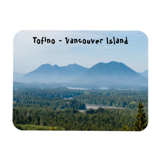 Misty Valley in Tofino - British Columbia, Kanada Magnet (Horizontal)