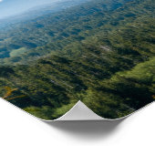 Misty Valley in Tofino - British Columbia, Kanada Poster (Ecke)