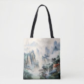 Misty Valley Mountains Tasche (Vorderseite)