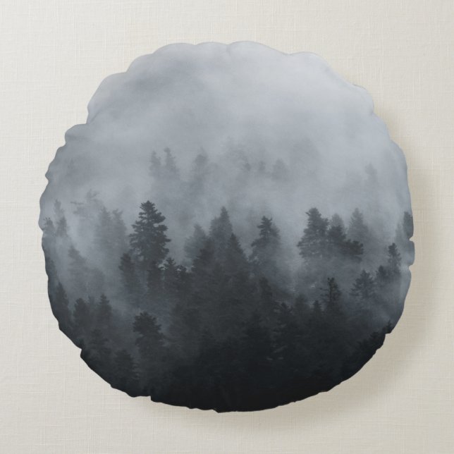 MISTY WALEST RUNDES KISSEN (Vorderseite)