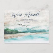 Misty Watercolor Landschaft, die wir verschoben ha Postkarte (Vorderseite)