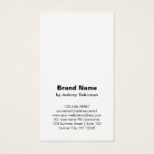 Misty Watercolor Mountains Brown Display Card (Rückseite)