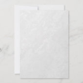 Misty Wildblumen | Delicate Geometric Grau Back Save The Date (Rückseite)