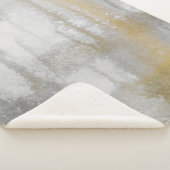 Misty Wilds Abstrakte Wasserfarbe Sherpadecke (3/4)