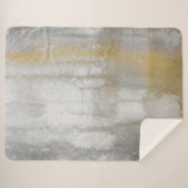 Misty Wilds Abstrakte Wasserfarbe Sherpadecke (Vorderseite (Horizontal))