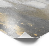 Misty Wilds Wasserfarbe Abstrakt drucken Fotodruck (Ecke)