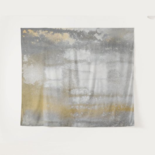 Misty Wilds Wasserfarbe Abstrakt drucken Wandteppich (Vorderseite (Horizontal))