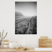 Misty Wiltshire Field print Poster (Küche)