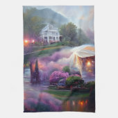Misty Wisteria House Geschirrtuch (Vertikal)
