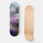 Misty Wisteria House Skateboard (Vorderseite)