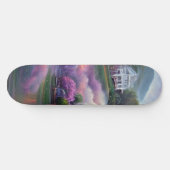 Misty Wisteria House Skateboard (Horizontal)