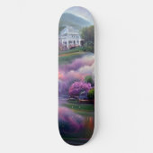 Misty Wisteria House Skateboard (Vorderseite)