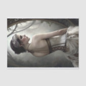 Misty Woodland Corset Girl Decoupage Seidenpapier (Vorderseite)