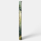 Misty Woodland Evergreen Forest Samsung Galaxy Hülle (Linke Seite)