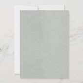 Misty Woodland Forest Rustic Wedding Einladung (Rückseite)