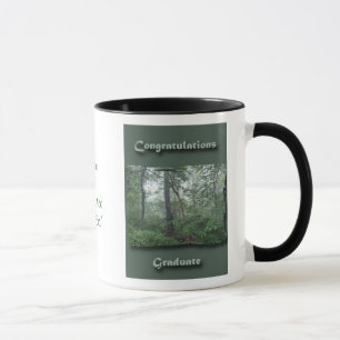 Misty Woods Herzlichen Glückwunsch Graduate Tasse