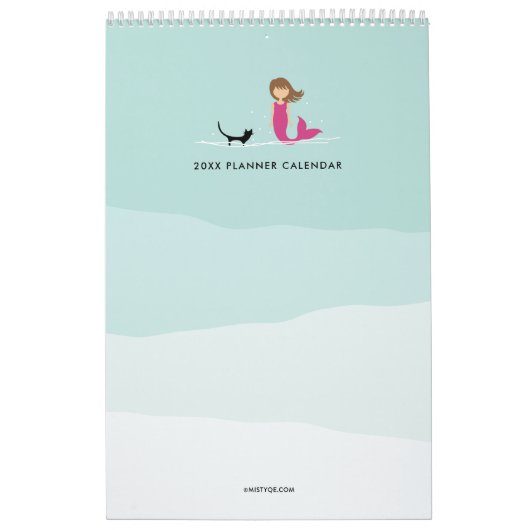 Mistyqe Meerjungfrau Planer Kalender (Titelbild)
