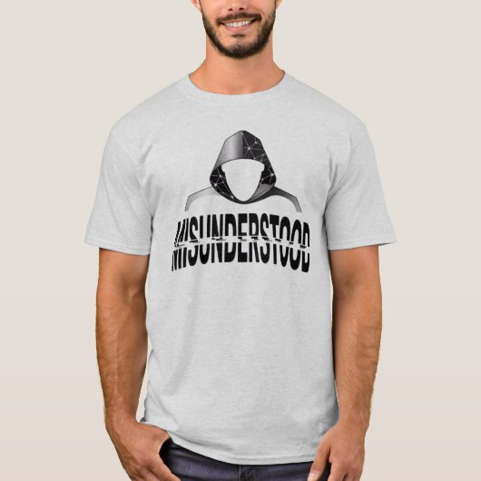 Misunderstood Glitch Hoodie Phantom T-Shirt (Vorderseite)