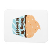 Mit 16 ist Sweet Birthday T Shirts und Geschenke Magnet (Horizontal)