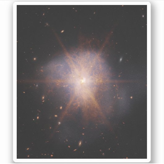 Mit 220 leuchtet der Nachthimmel Aufkleber (Vorderseite)