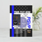 Mit 4 Bildern und 12 Textzeilen erstellen Einladung (Stehend Vorderseite)