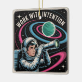 Mit Absicht arbeiten Keramikornament (Links)