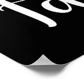 Mit Absicht herumreden, dem Glauben dienen Poster (Ecke)