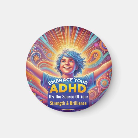 Mit ADHD* tauchen Sie ein in Ihren ADHS Magnet (Vorne)