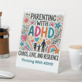 Mit ADHD tauchen Sockelschild (In SItu)