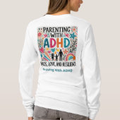 Mit ADHD tauchen T-Shirt (Rückseite)