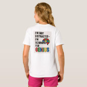 Mit ADHS* lerne ich anders T-Shirt (Schwarz voll)