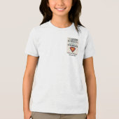 Mit ADHS* lerne ich anders Tri-Blend Shirt (Vorderseite)