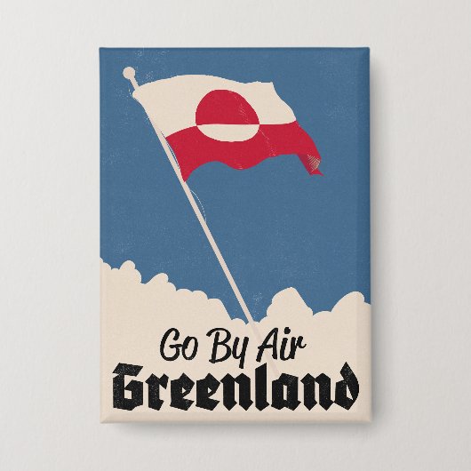 Mit Air Greenland reisen Button (Vorderseite)