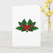 Mit Airbrush-Technik gestaltete Weihnachtskarte mi Karte (Gelbe Blume)